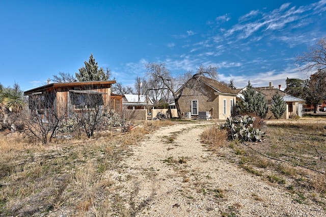 view of side of property