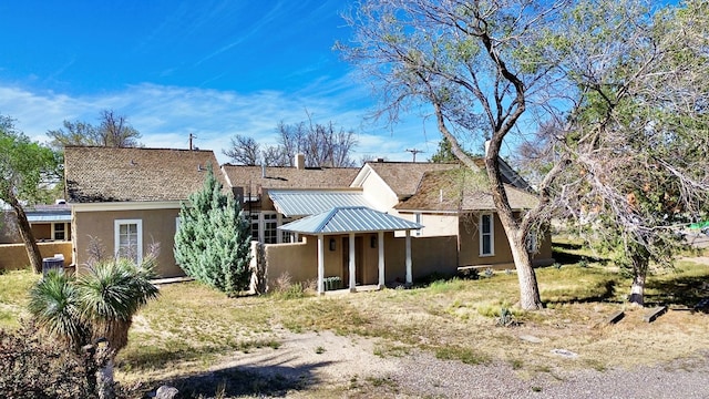 view of rear view of property