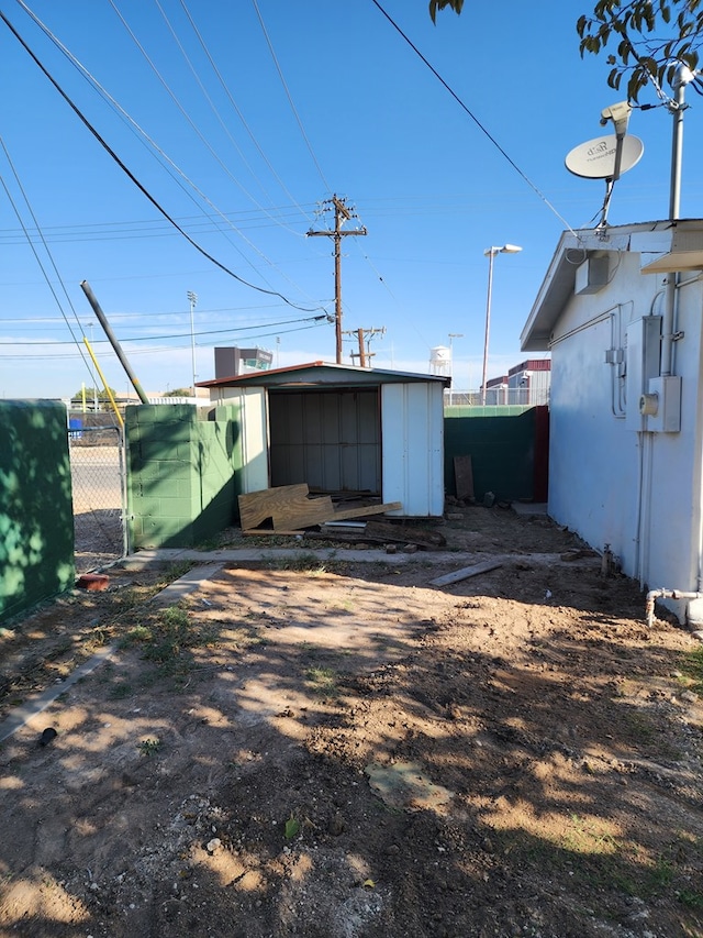 view of back of property