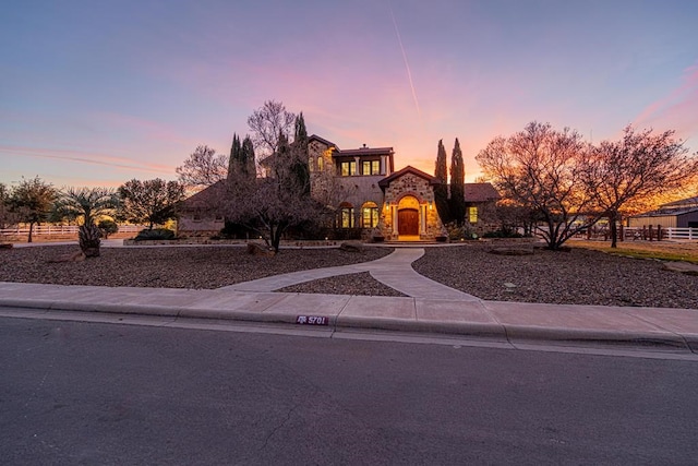 view of front of home