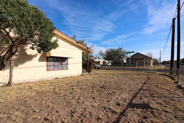 view of yard