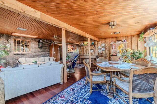 office space featuring hardwood / wood-style flooring, ceiling fan, and a textured ceiling