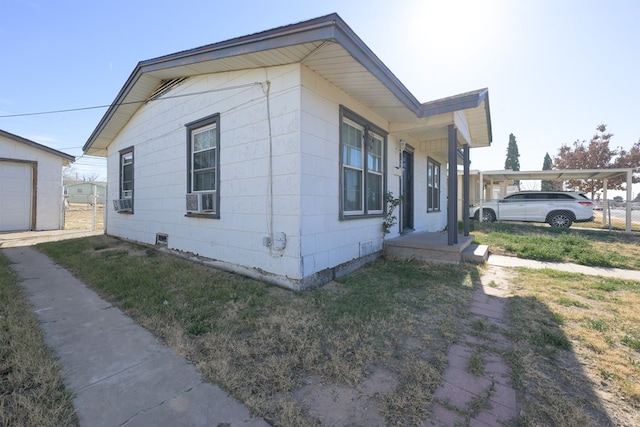 view of property exterior