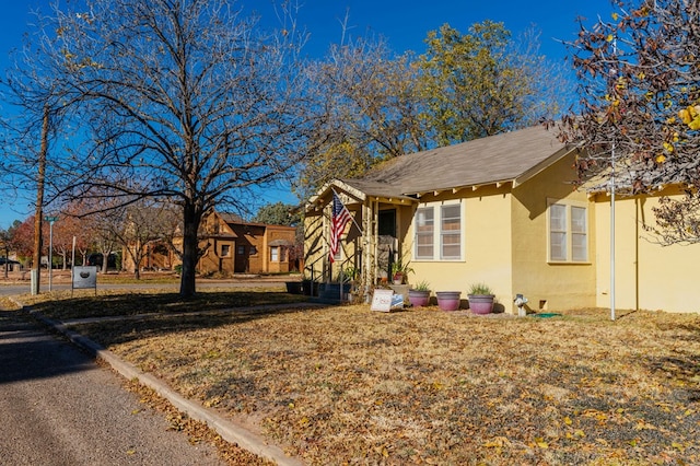 view of bungalow-style home