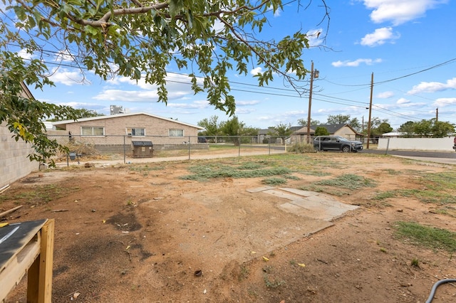 view of yard