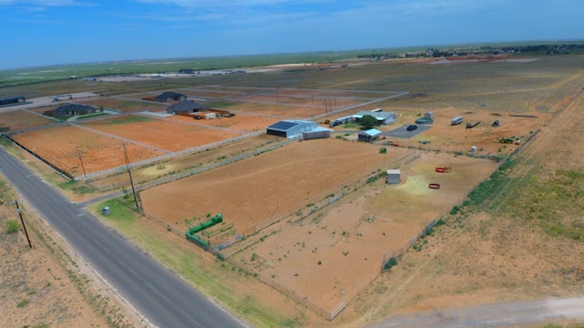 drone / aerial view featuring a rural view