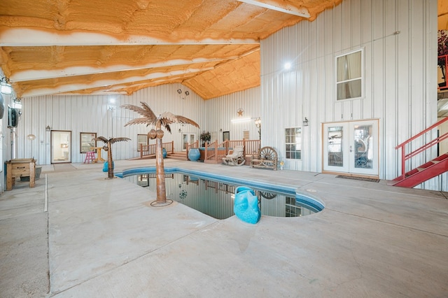 view of indoor pool