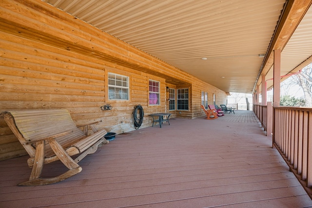 view of deck