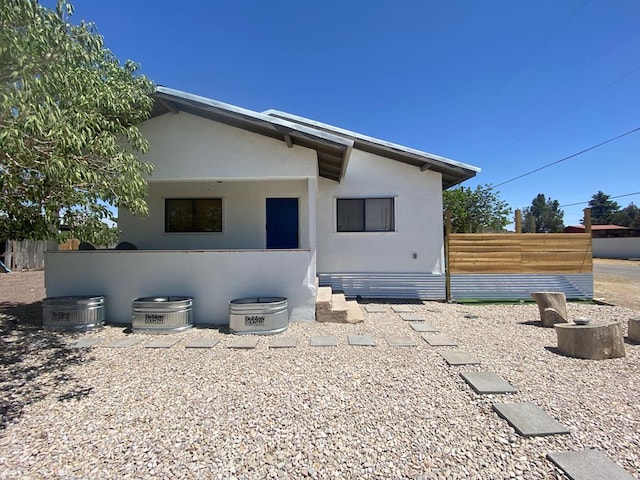 back of house featuring a patio area