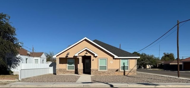 view of front of home