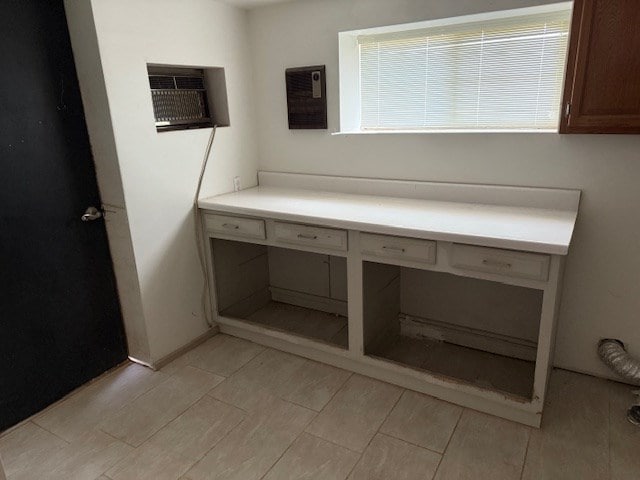 bathroom with a wall mounted air conditioner