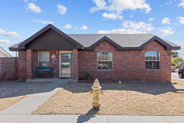 view of front of home