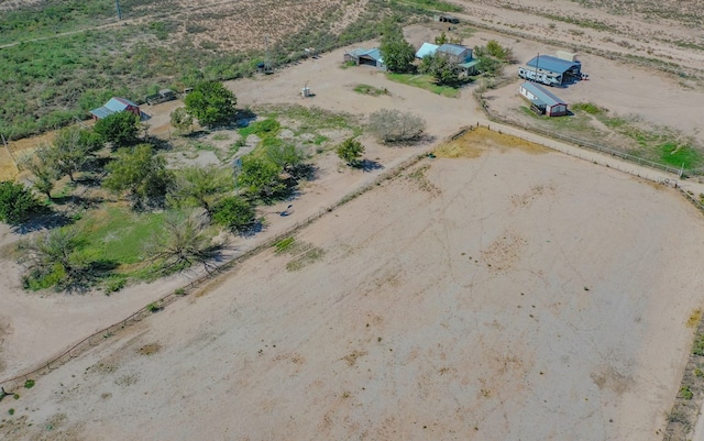 bird's eye view featuring a rural view