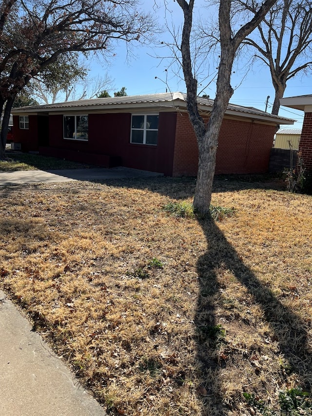 view of side of property