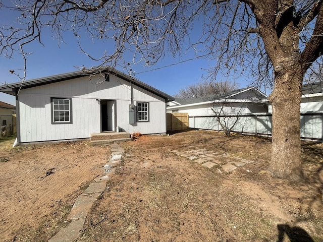 view of back of house