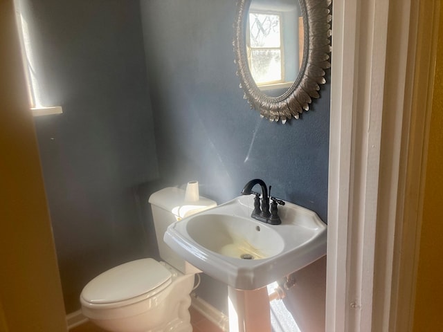 half bath with toilet