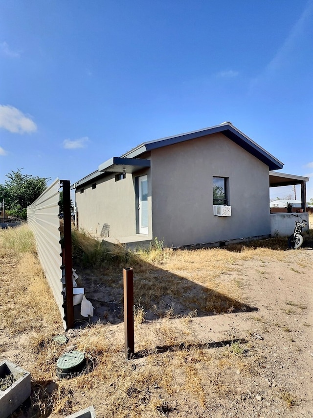 view of side of property