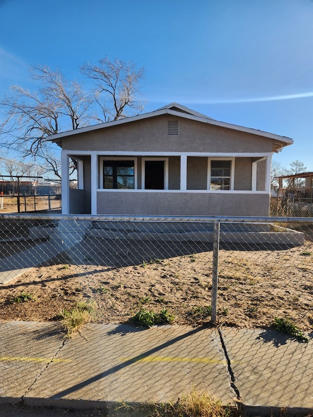 view of front of home