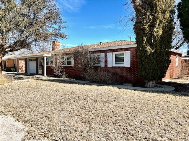 view of ranch-style home