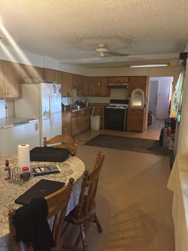 rear view of property featuring a carport