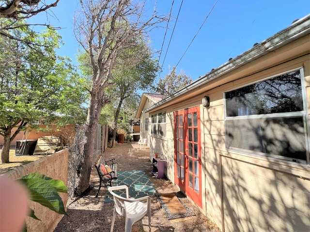 view of side of property