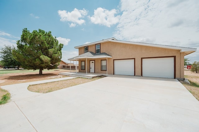 view of front of home with a porch