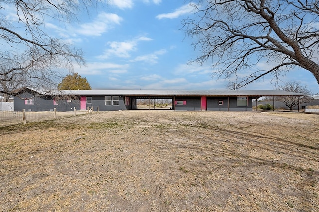 view of ranch-style house