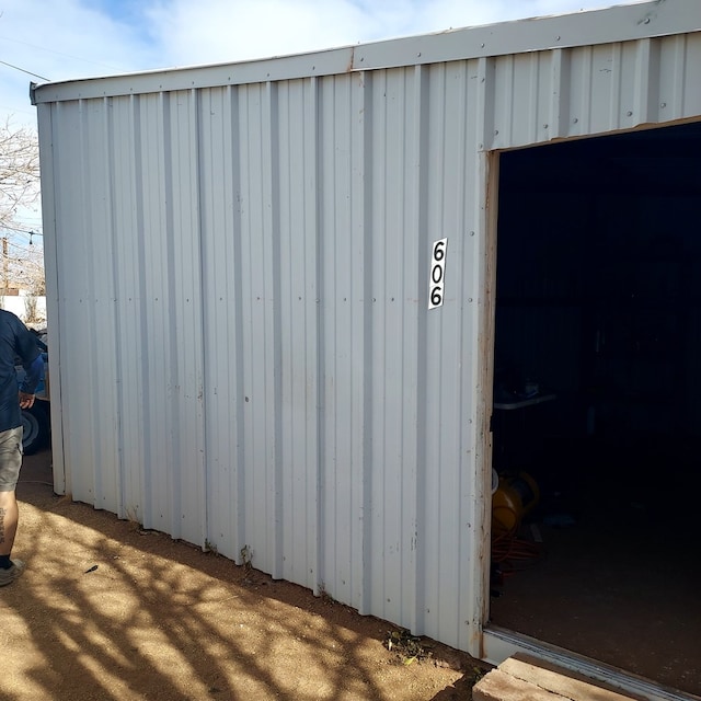 view of outbuilding