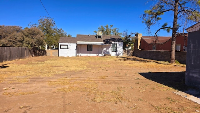 view of back of property