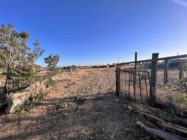 view of yard featuring a rural view