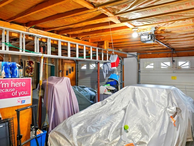 702/704 S Wilbur Ave, Sayre, PA 18840 - garage featuring a garage door opener