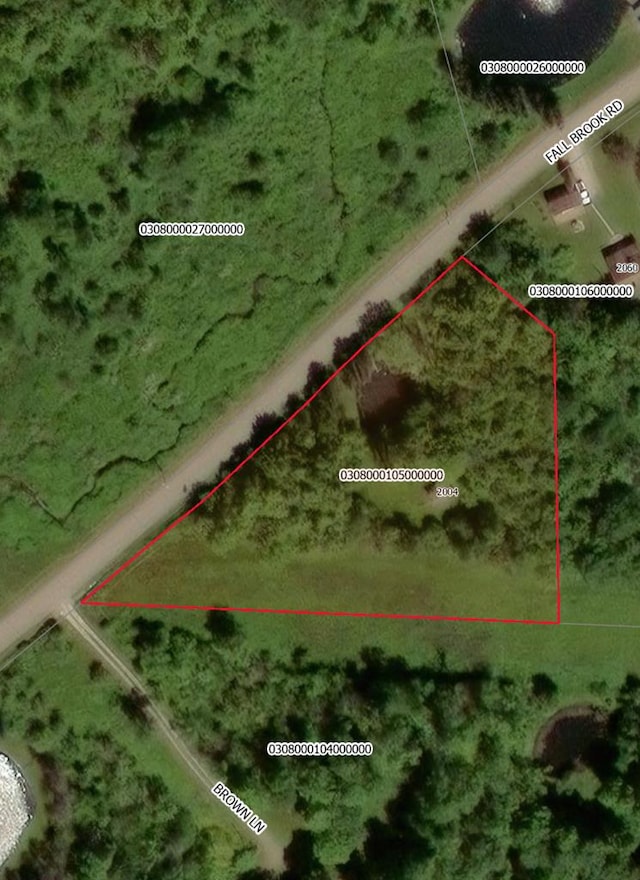 2004 Fallbrook Rd, Troy, PA 16947 - map of property location featuring property boundaries highlighted
