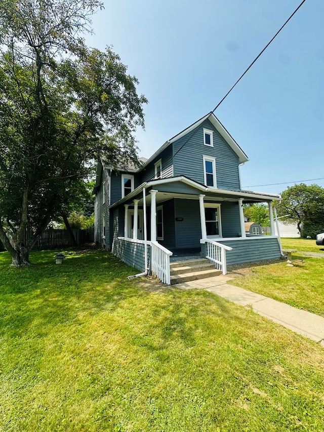 228 Willow St, Athens, PA 18810 - view of front facade with a porch