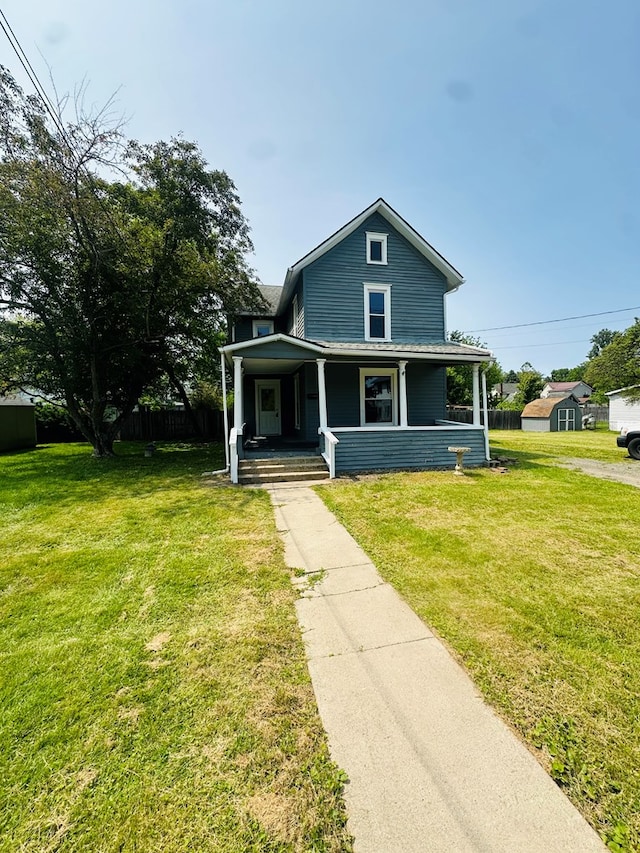 228 Willow St, Athens, PA 18810 - view of front of house featuring a porch and driveway