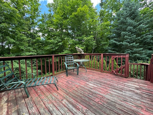 view of deck