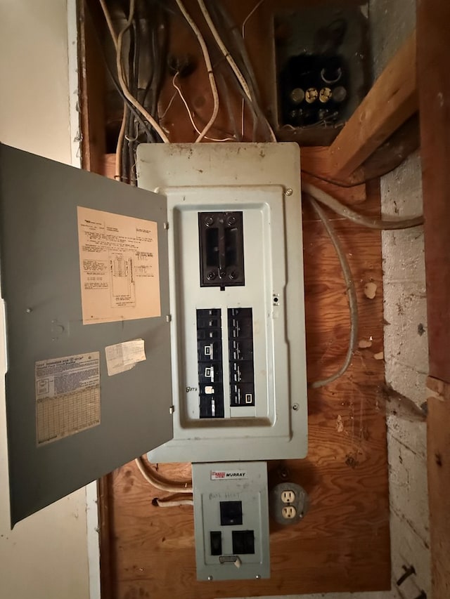 321/2 Pine St, Waverly, NY 14892 - utility room featuring electric panel