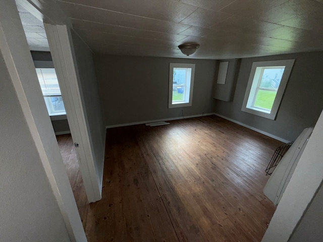 321/2 Pine St, Waverly, NY 14892 - empty room featuring hardwood / wood-style floors and baseboards