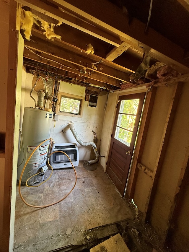 321/2 Pine St, Waverly, NY 14892 - misc room featuring gas water heater and heating unit
