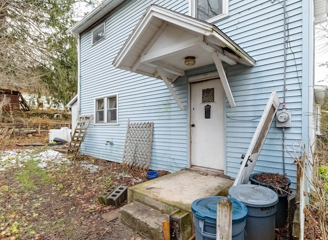 view of entrance to property