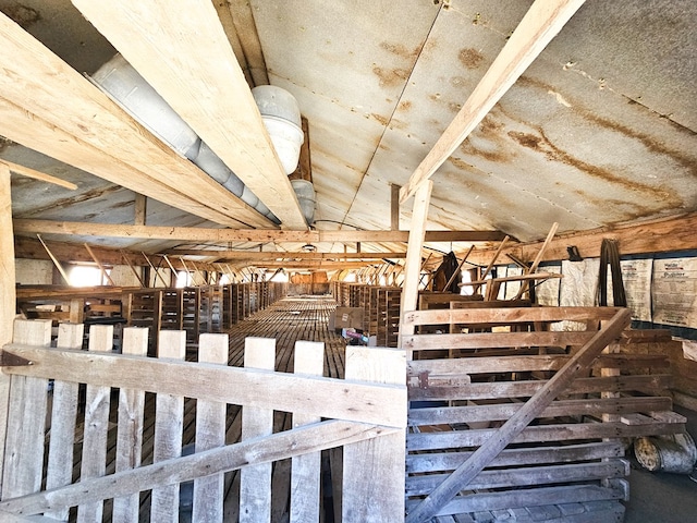 view of horse barn