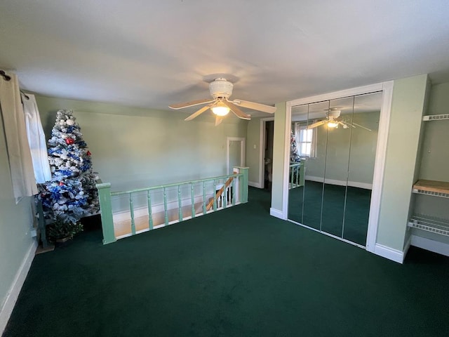 1571 State Route 44n, Coudersport, PA 16915 - carpeted spare room featuring ceiling fan and baseboards