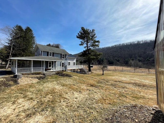 1571 State Route 44n, Coudersport, PA 16915 - back of house with a porch