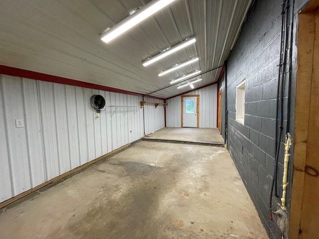 1571 State Route 44n, Coudersport, PA 16915 - garage with concrete block wall