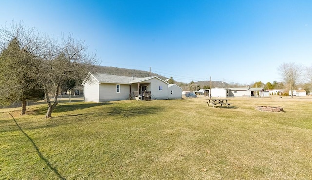 view of yard