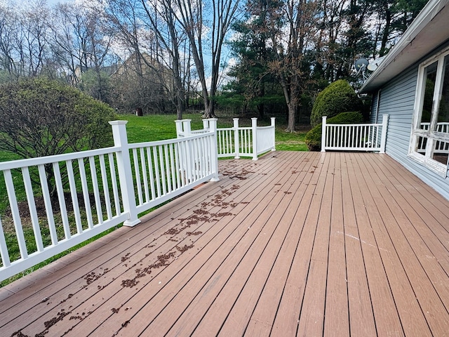 425 Gateway Industrial Park Rd, Athens, PA 18810 - wooden deck featuring a lawn