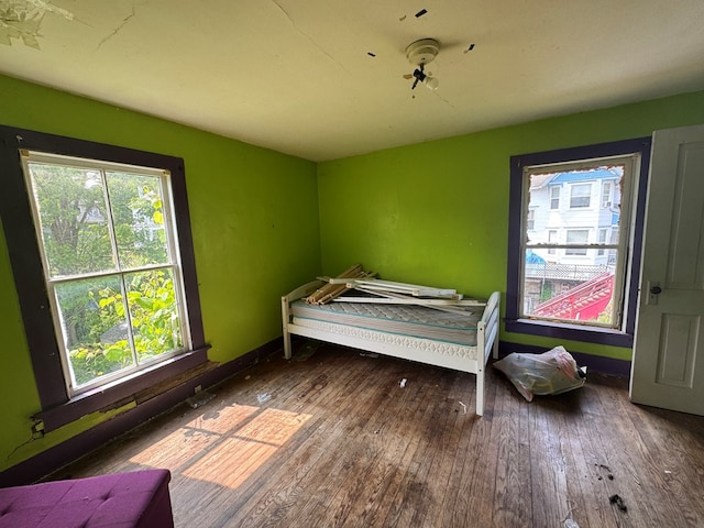 207 William St, Towanda, PA 18848 - bedroom with wood-type flooring and baseboards
