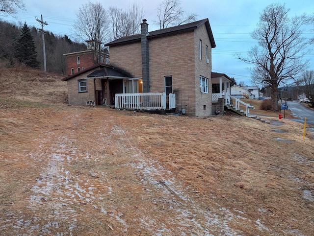 view of rear view of house