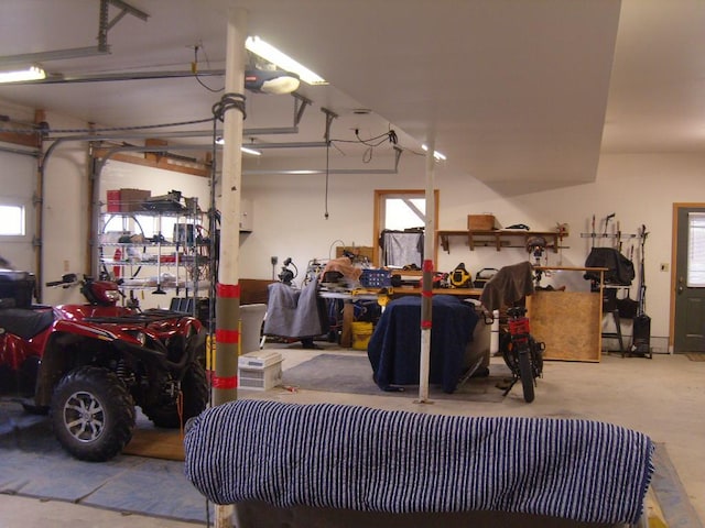 484 French Hill Rd, Middlebury Center, PA 16935 - garage with a workshop area