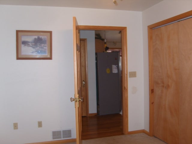 484 French Hill Rd, Middlebury Center, PA 16935 - hall with baseboards and visible vents