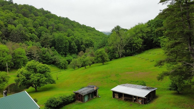 286 Hidden Hollow Farm Dr, Austin, PA 16720 - drone / aerial view of a heavily wooded area